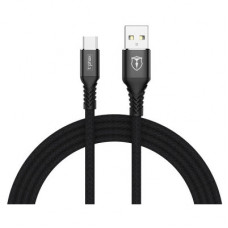 Дата кабель USB 2.0 AM to Type-C 1.0m Jagger T-C814 Black T-Phox (T-C814 black)