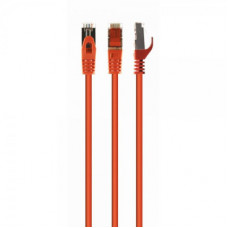 Патч-корд 0.25м S/FTP Cat 6A CU LSZH orange Cablexpert (PP6A-LSZHCU-O-0.25M)