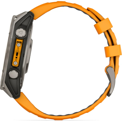 Смарт-годинник Garmin fenix 8 47mm, AMOLED, Saph, Ti/Bare/Grpht, SparkOrg/GrphtBd, (010-02904-11)