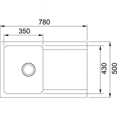 Мийка кухонна Franke Orion Tectonite OID 611-78 (114.0498.031)