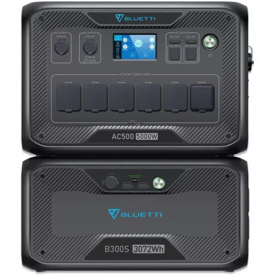 Зарядна станція BLUETTI AC500 5000W + акумуляторний модуль B300S (AC500+B300s)