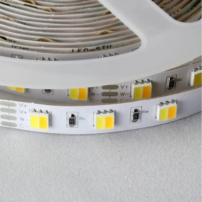 Світлодіодна стрічка LED-STIL 2700-6500K 12 Вт/м 5050 60 діодів IP33 12 Вольт 1200 lm двокольорова (DFP5050WW-60P-IP20-2W)