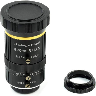 Об'єктив Waveshare 8-50mm Zoom Lens for Pi Camera Module (18245)