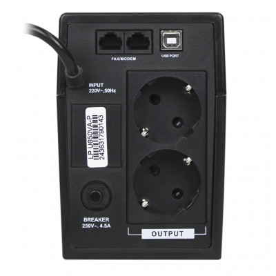Пристрій безперебійного живлення LogicPower U650VA-P USB (2436)