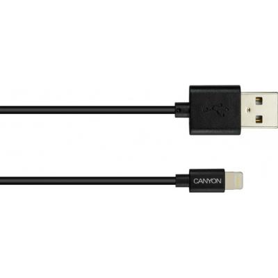 Дата кабель USB 2.0 AM to Lightning 1.0m MFI Black Canyon (CNS-MFICAB01B)