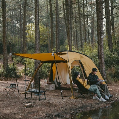 Намет Naturehike двокімнатний CNH22ZP028 гірчичний (6976507669795)