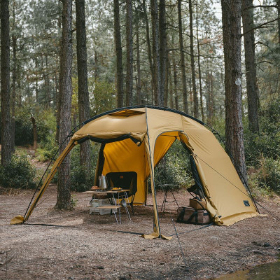 Намет Naturehike двокімнатний CNH22ZP028 гірчичний (6976507669795)