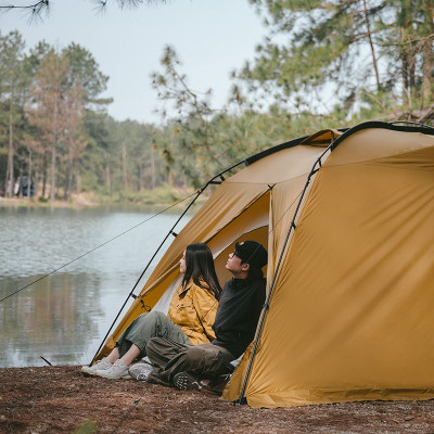 Намет Naturehike двокімнатний CNH22ZP028 гірчичний (6976507669795)