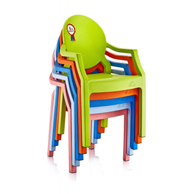 Крісло садове Irak Plastik дитяче бешкетник зелене (4587)