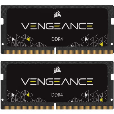 Модуль пам'яті для ноутбука SoDIMM DDR4 32GB (2x16GB) 3200 MHz Vengeance Corsair (CMSX32GX4M2A3200C22)