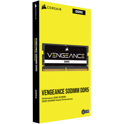 Модуль пам'яті для ноутбука SoDIMM DDR5 16GB (2x8GB) 4800 MHz Vengeance Corsair (CMSX16GX5M2A4800C40)