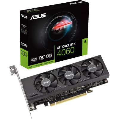 Відеокарта ASUS GeForce RTX4060 8Gb OC LP (RTX4060-O8G-LP-BRK)