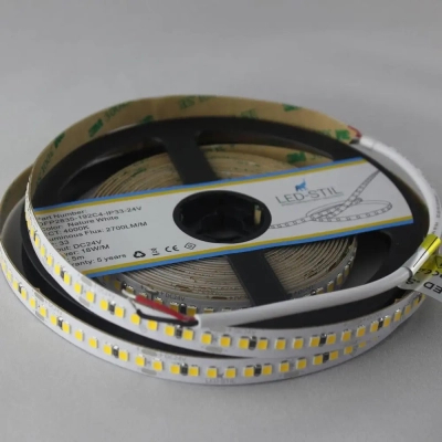 Світлодіодна стрічка LED-STIL 4000K 18 Вт/м 2835 192 діода IP33 24 Вольта 2700 lm нейтральне світло (DFP2835-192C4-IP33-24V)