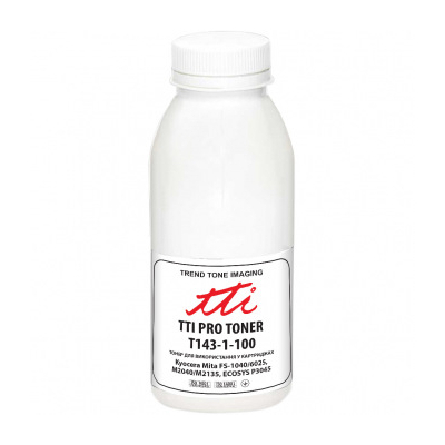 Тонер Kyocera Mita FS-1040/6025, M2040/M2135, ECOSYS P3045 , 100г Black TTI (T143-1-100)