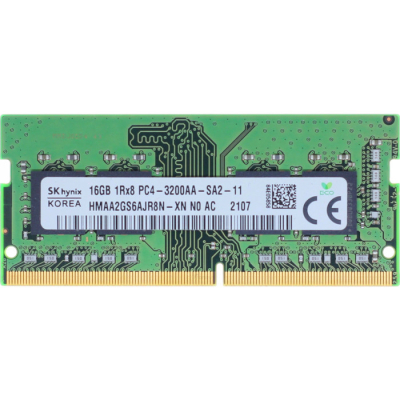 Модуль пам'яті для ноутбука SoDIMM DDR4 16GB 3200 MHz Hynix (HMAA2GS6AJR8N-XN)