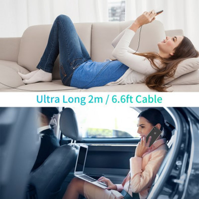 Дата кабель USB-C to Lightning 2.0m MFI Choetech (IP0041-BK)