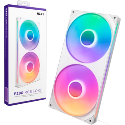 Кулер до корпусу NZXT F280 RGB Core Fan (Single Frame) - White (RF-U28HF-W1)
