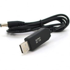 Кабель живлення USB to DC 5.5x2.5 12V 1.0m OEM (29886) Voltronic (KPFR/5-12)
