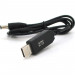 Кабель живлення USB to DC 5.5x2.5 12V 1.0m OEM (29886) Voltronic (KPFR/5-12)
