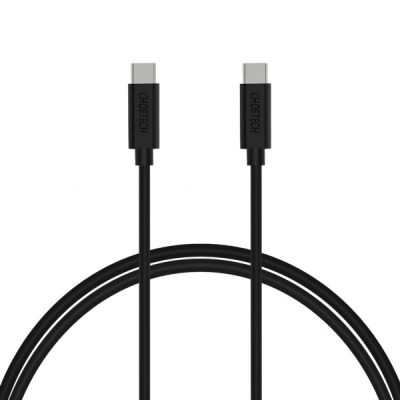 Дата кабель USB-C to USB-C 1.0m Choetech (CC0002)