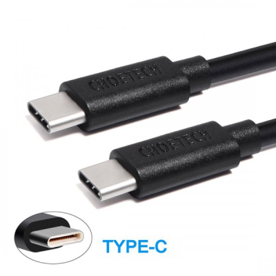 Дата кабель USB-C to USB-C 1.0m Choetech (CC0002)