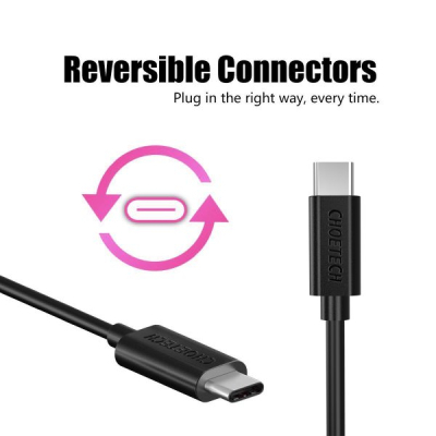 Дата кабель USB-C to USB-C 3.0m Choetech (CC0004)