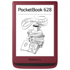 Електронна книга Pocketbook 628 Touch Lux5 Ruby Red (PB628-R-CIS)