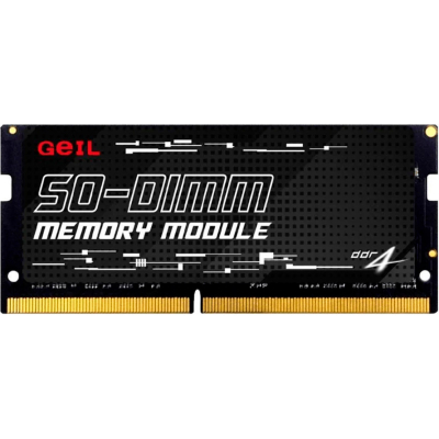 Модуль пам'яті для ноутбука SoDIMM DDR4 8GB 3200 MHz Geil (GS48GB3200C22SC)