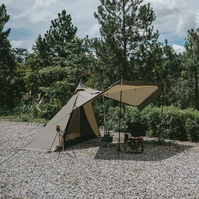 Намет Naturehike із гострою верхівкою CNK2300ZP025 коричневий (6976023922534)