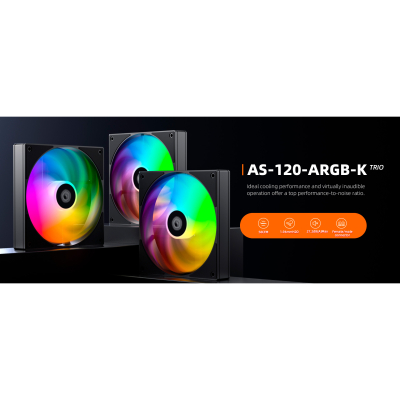 Кулер до корпусу ID-Cooling AS-120-ARGB-K TRIO