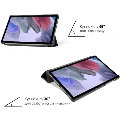 Чохол до планшета AirOn Premium Samsung Galaxy Tab A7 LITE T220/T225 Black + film (4822352781064)