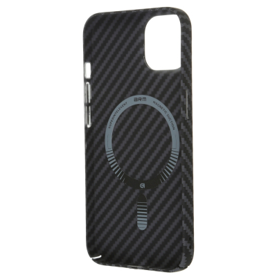 Чохол до мобільного телефона Armorstandart LikeCarbon MagCase Apple iPhone 13 Black (ARM66360)