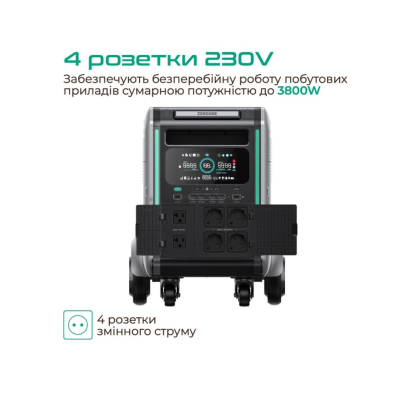 Зарядна станція Zendure SuperBase V6400 (ZDSBV6400-GY-EU)
