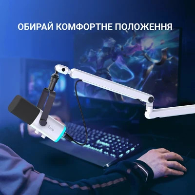 Мікрофон Fifine TAM8W USB White (TAM8W)