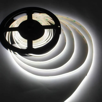 Світлодіодна стрічка LED-STIL 5000K 9 Вт/м COB 480 діодів IP33 24 Вольта 990 lm біле денне світло (UC5-24-480-8-90)