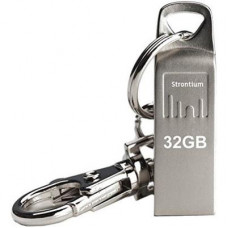 USB флеш накопичувач Strontium Flash 32GB AMMO Metal Silver USB 2.0 (SR32GSLAMMO)