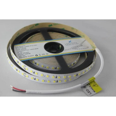 Світлодіодна стрічка LED-STIL 6000K 12 Вт/м 2835 128 діодів IP33 24 Вольта 1950 lm холодне світло (DFP2835-128B6-IP33-24V)