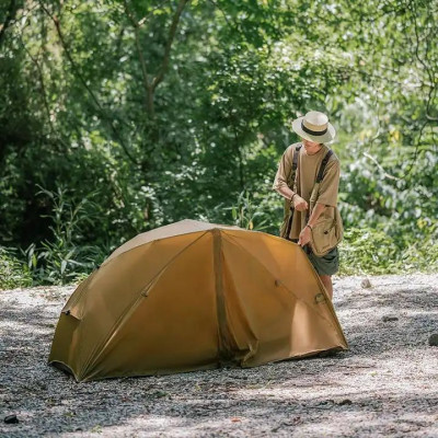 Намет Naturehike одномісний NH22ZP020 коричневий (6927595799000)