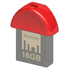 USB флеш накопичувач Strontium Flash 16GB NANO Red USB 3.0 (SR16GRDNANOZ)