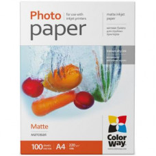 Фотопапір ColorWay A4 220г matte 100л (PM220100A4)