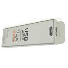 Дата кабель USB 2.0 AM to Micro 5P 1.0m KSC-285 PINNENG 2.4A White iKAKU (KSC-285-M)