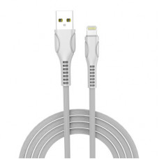 Дата кабель USB 2.0 AM to Lightning 1.0m line-drawing white ColorWay (CW-CBUL027-WH)