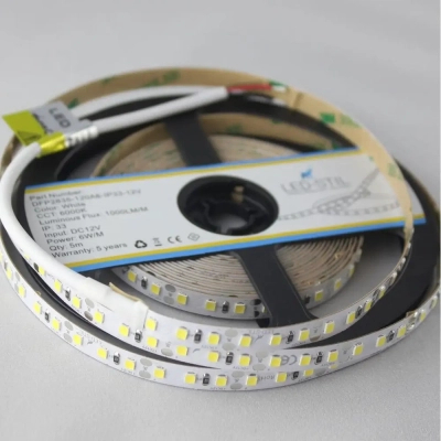 Світлодіодна стрічка LED-STIL 6000K 6 Вт/м 2835 120 діодів IP33 12 Вольт 950 lm холодне світло (DFP2835-120A6-IP33-12V)