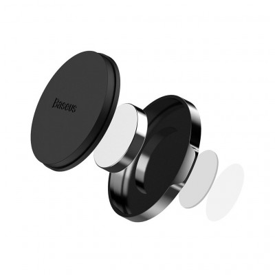 Універсальний автотримач Baseus Small ears series Magnetic suction bracket (Flat type) black (SUER-C01)