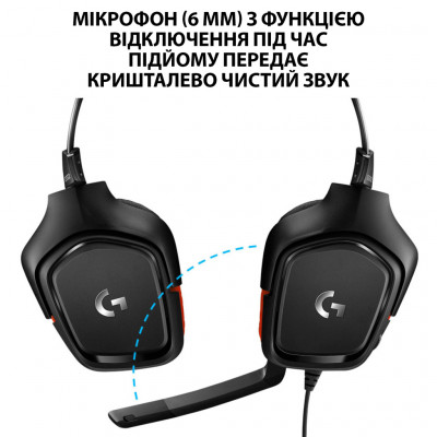 Навушники Logitech G332 Wired Gaming Headset (981-000757)