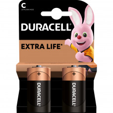 Батарейка Duracell C LR14 лужна 2шт. в упаковці (5000394052529 / 81483545)