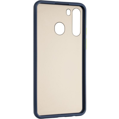 Чохол до мобільного телефона Gelius Bumper Mat Case for Samsung A215 (A21) Blue (00000079432)