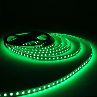 Світлодіодна стрічка LED-STIL 9,6 Вт/м 2835 120 діодів IP33 12 Вольт 420 lm Зелений (DFN2835-120A-IP33-G)