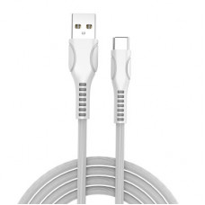 Дата кабель USB 2.0 AM to Type-C 1.0m line-drawing white ColorWay (CW-CBUC029-WH)