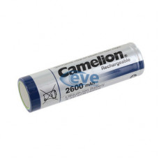 Акумулятор 18650 Li-Ion ICR18650 FlatTop Bulk, 2600mAh, 3.7V Camelion (ICR18650F-26)